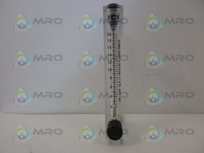 KING INSTRUMENT 75302115C06 AIR FLOWMETER NSMP