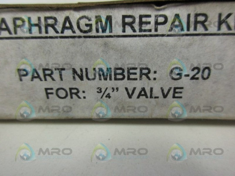 VACUMAX G-20 DIAPHRAGM REPAIR KIT NSMP