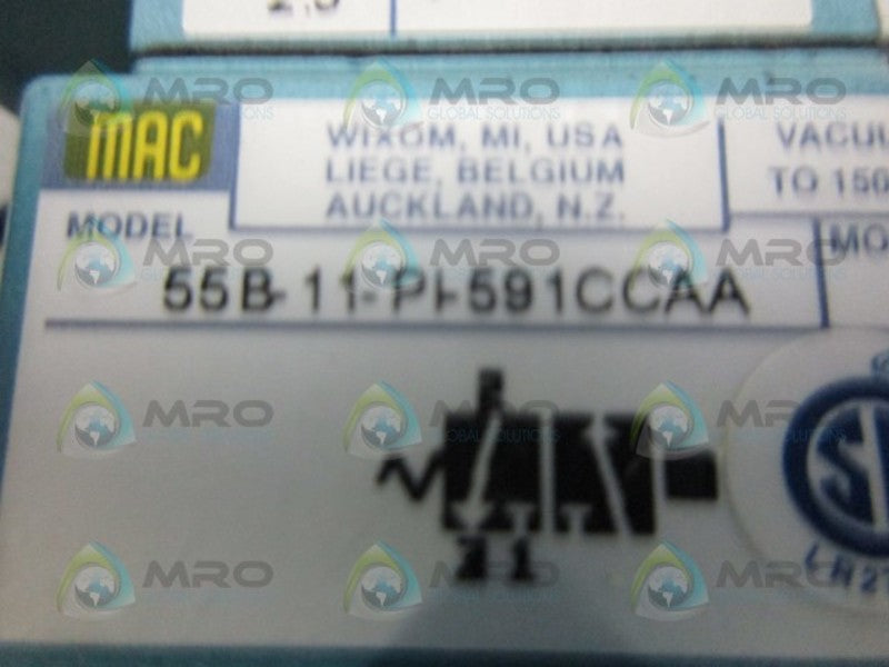 MAC 55B-11-PI-591CC SOLENOID VALVE NSMP