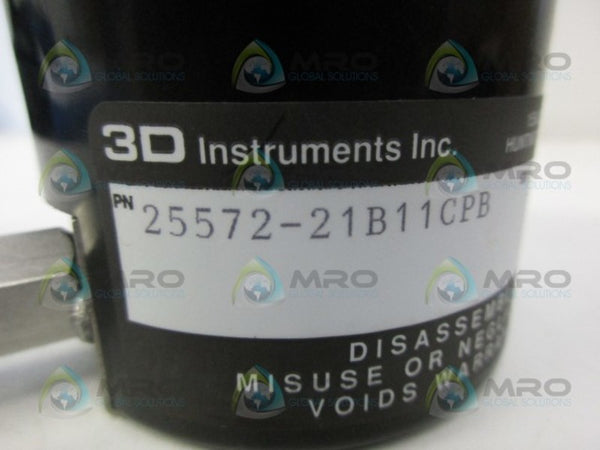 3D INSTRUMENTS 25572-21B11CPB VACUUM GAUGE NSMP