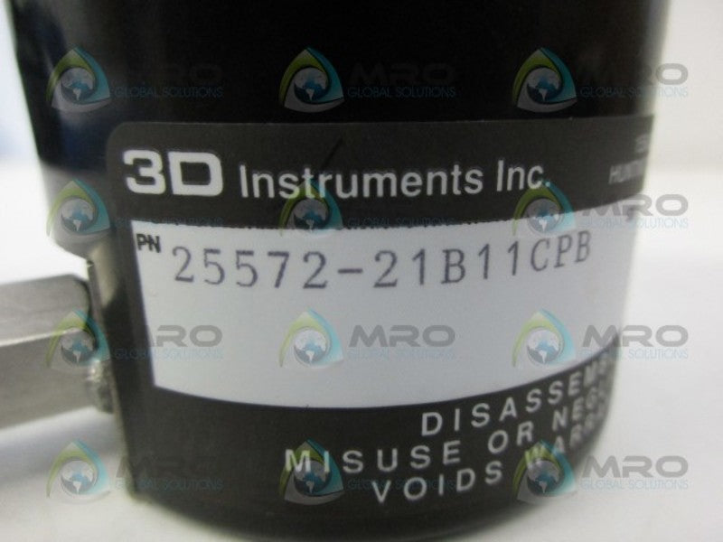 3D INSTRUMENTS 25572-21B11CPB VACUUM GAUGE NSMP