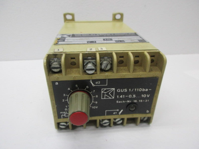 KLASCHKA GUS1/110BA-1.41-10    UNMP