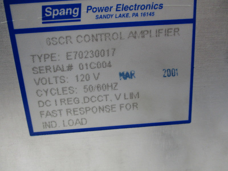 SPANG 6SCR-E70230017  UNMP