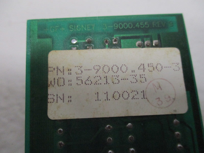 GF+ SIGNET 3-9000.450-3  UNMP