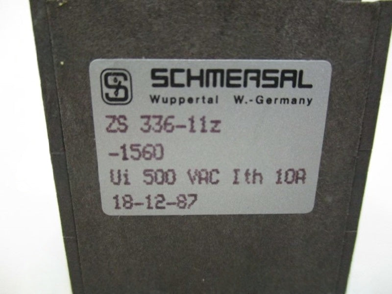 SCHMERSAL ZS-366-11Z-1560 LIIMIT SWITCH NSNP