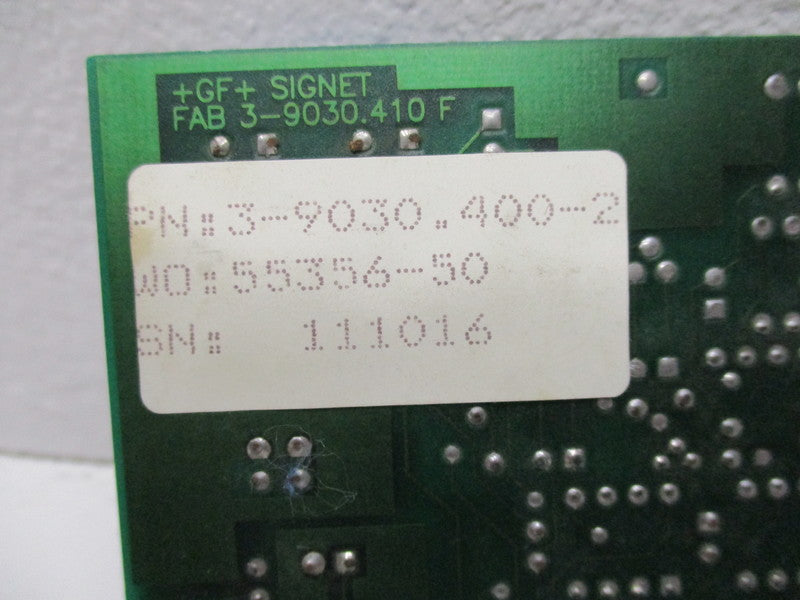 GF + SIGNET 3-90030.400-2  UNMP