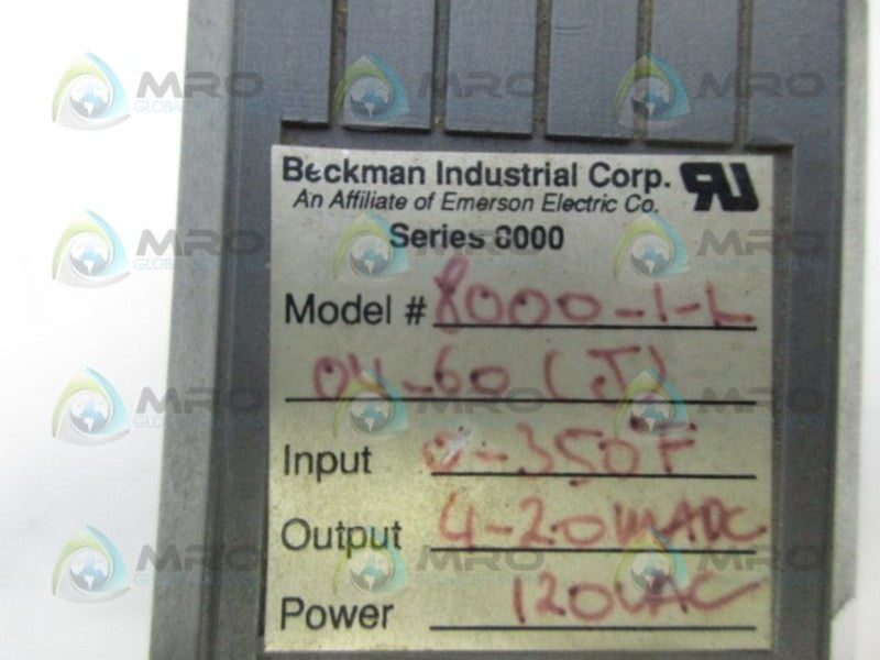 BECKMAN 8000-1-L04-60 SIGNAL CONDITIONER NSNP