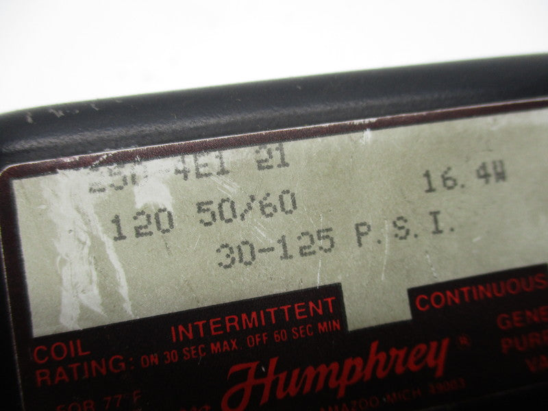 HUMPHREY 2504E121  UNMP
