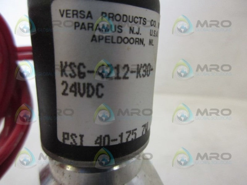 VERSA KSG-4212-K30-24VDC SOLENOID VALVE NSNP