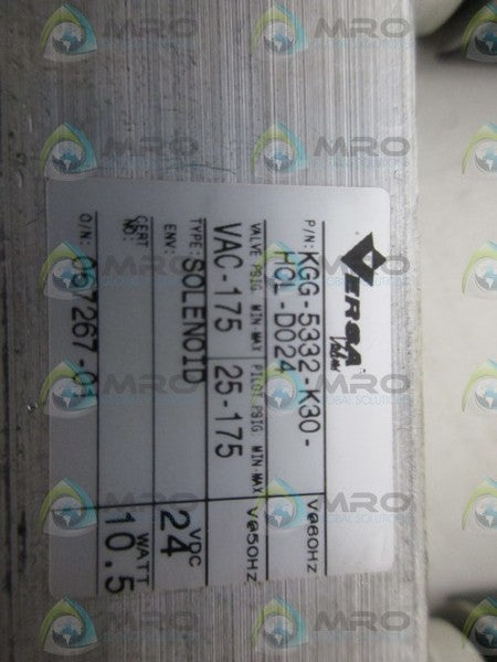 VERSA KGG-5332-K30-HCL-D024 SOLENOID NSNP