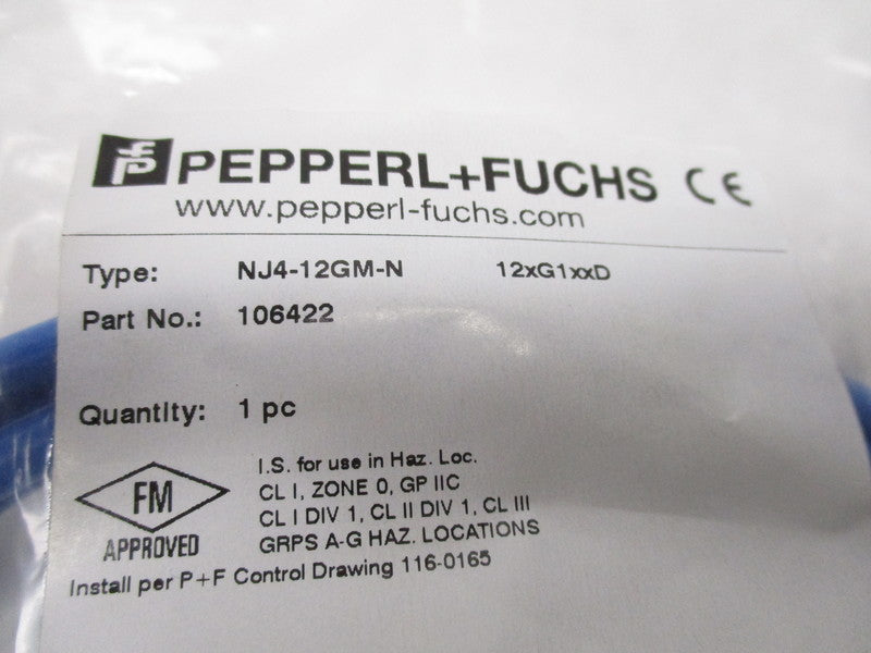 PEPPERL + FUCHS NJ4-12GM-N  NSMP
