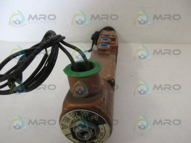 VERSA VXX-5304 SOLENOID VALVE(AS PICTURED) UNMP