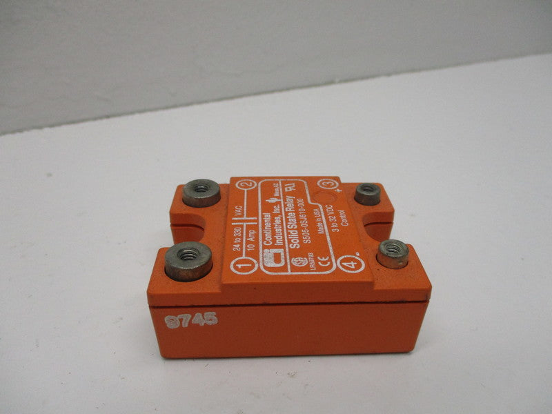 CONTINENTAL INDUSTRIES S505-0SJ610-000  UNMP