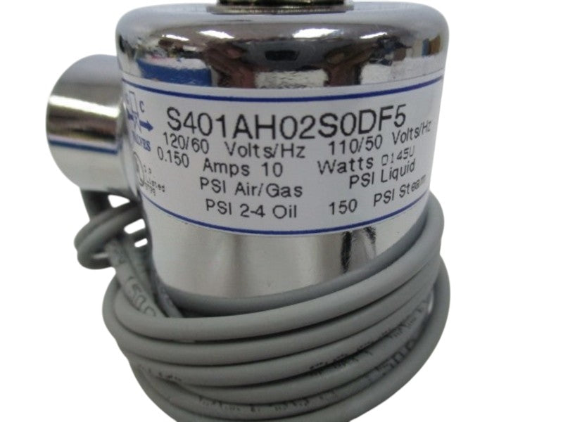 GC VALVES S401AH0230DF5 120V SOLENOID VALVE 2-WAY NSNP