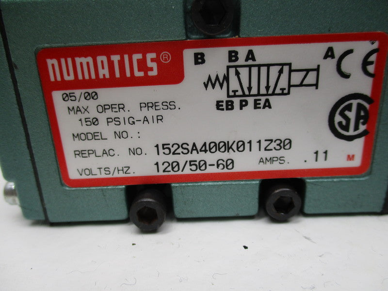 NUMATICS 152SA400K011Z30  NSNP