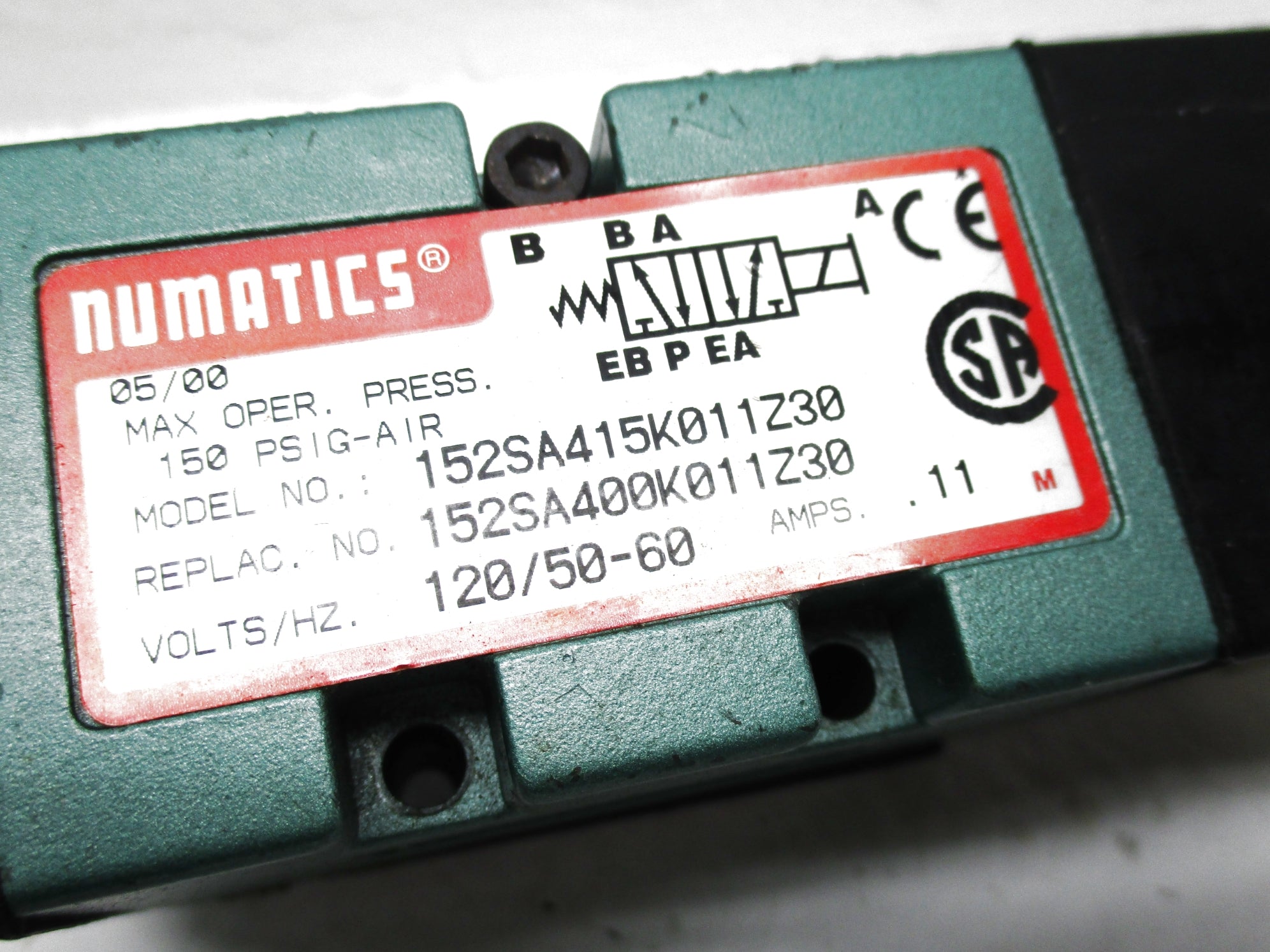 NUMATICS 152SA415K011Z30  UNMP