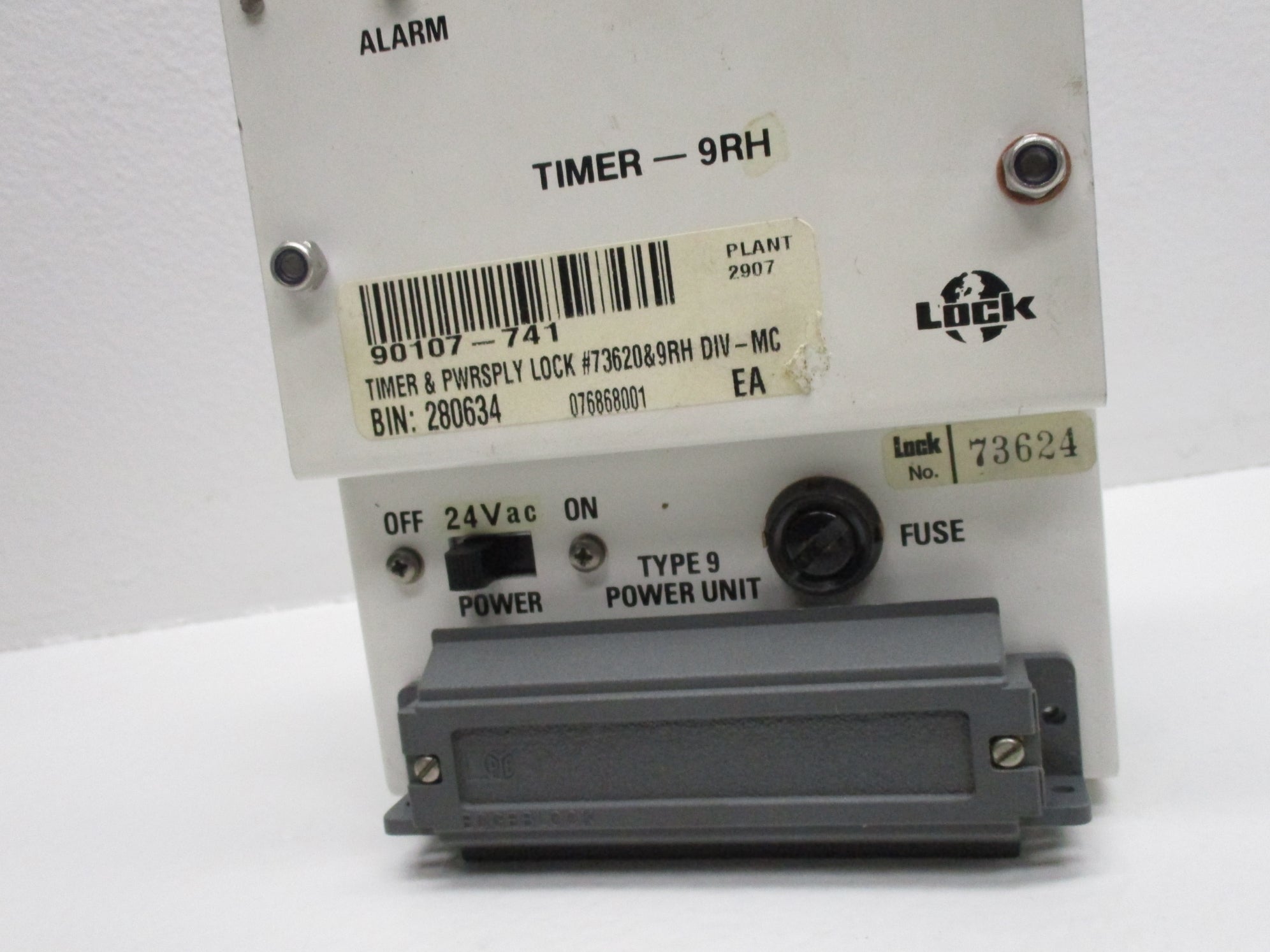 LOCK 73624 w/9RH   UNMP