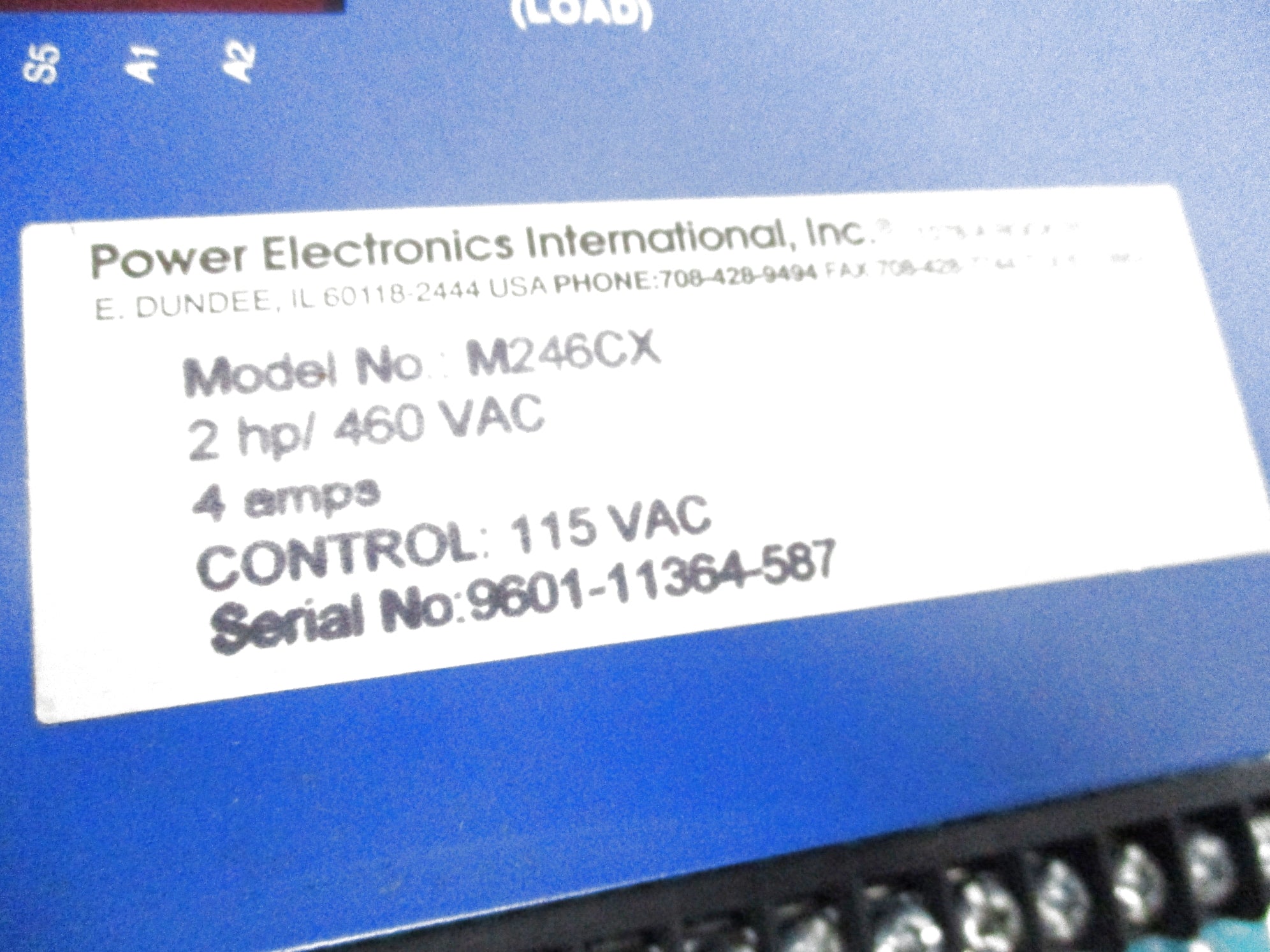 POWER ELECTRONICS M246CX  UNMP