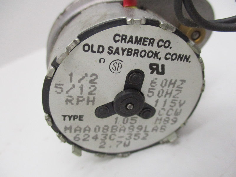 CRAMER CO. TYPE 105 M89 (MAA08BA89LAS)(6243C-352)  UNMP
