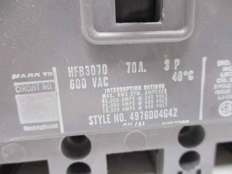 WESTINGHOUSE HFB3070  NSMP