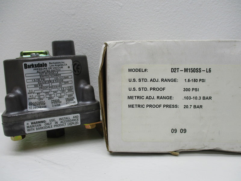 BARKSDALE D2T-M150SS-L6  NSNP