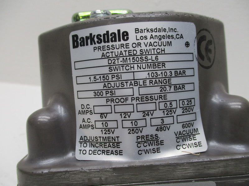 BARKSDALE D2T-M150SS-L6  NSNP