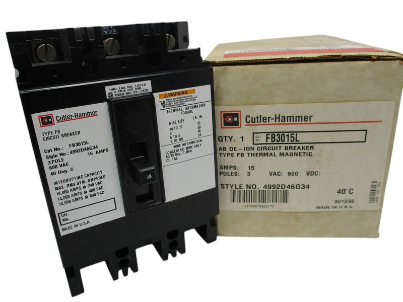 CUTLER HAMMER FB3015L  NSMP