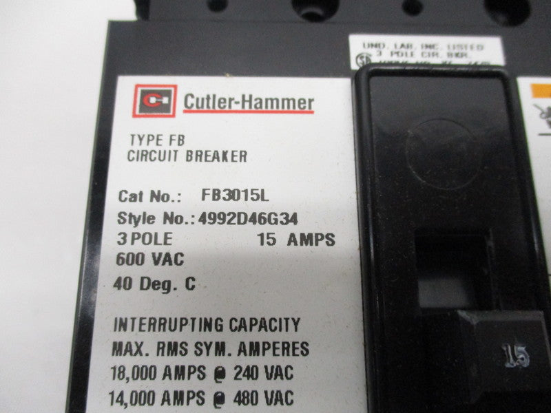 CUTLER HAMMER FB3015L  NSMP