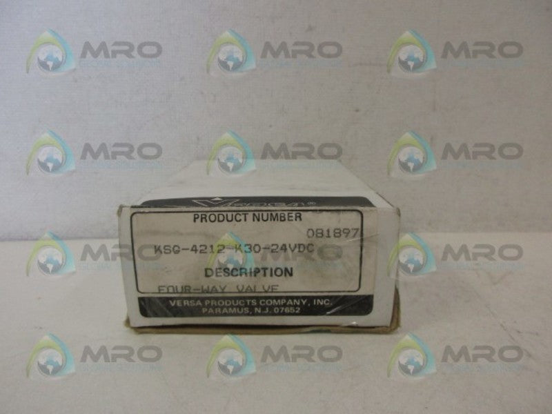 VERSA KSG-4212-K30-24VDC SOLENOID VALVE NSMP