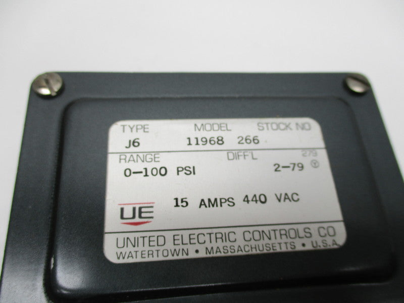 UNITED ELECTRIC TYPE J9 MODEL 11968  NSNP