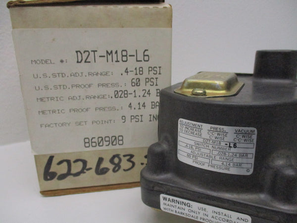 BARKSDALE D2T-M18-L6  NSMP