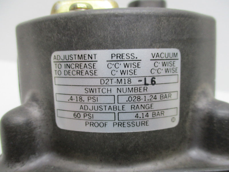 BARKSDALE D2T-M18-L6  NSMP