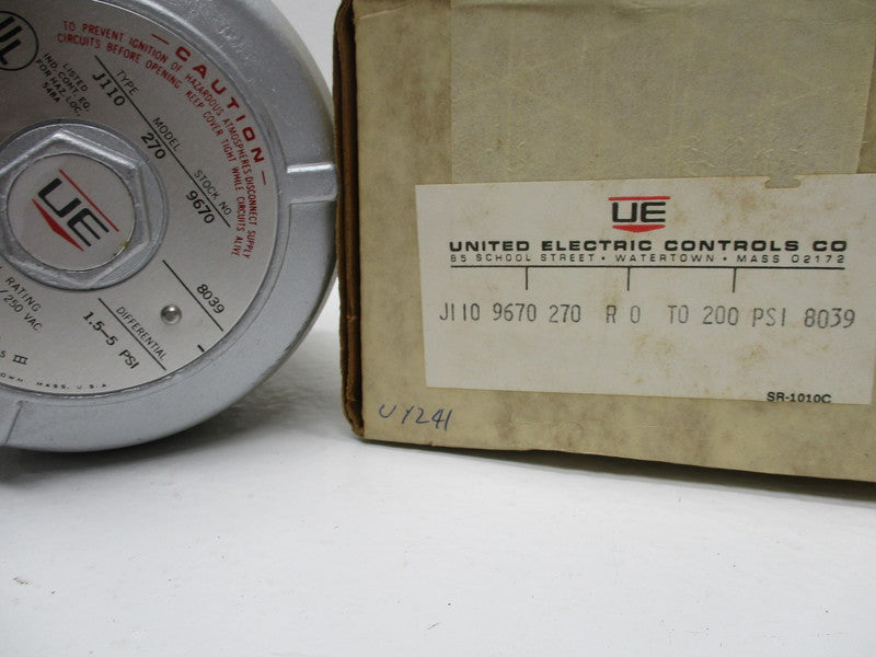 UNITED ELECTRIC J110-9670  NSMP
