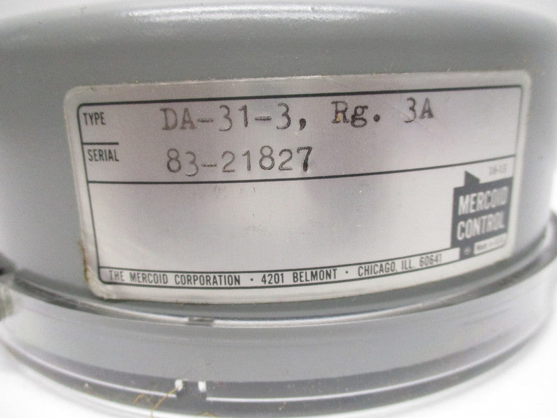 MERCOID CONTROL DA-31-3,RG 3A  NSNP