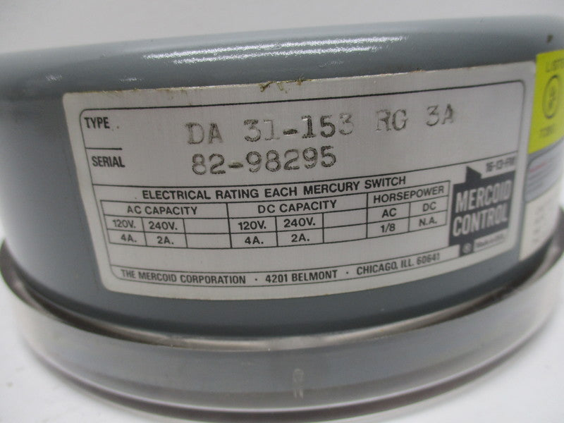 MERCOID CONTROL DA31-153RG3A  NSNP
