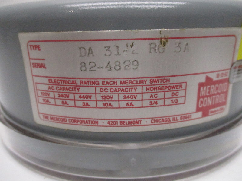 MERCOID CONTROL DA-31-2RG3A  NSMP