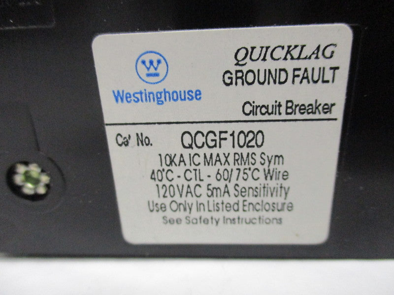 WESTINGHOUSE QCGF1020  UNMP