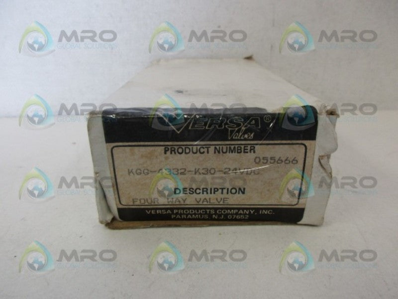 VERSA KGG-4332-K30-24VDC 4WAY VALVE NSMP