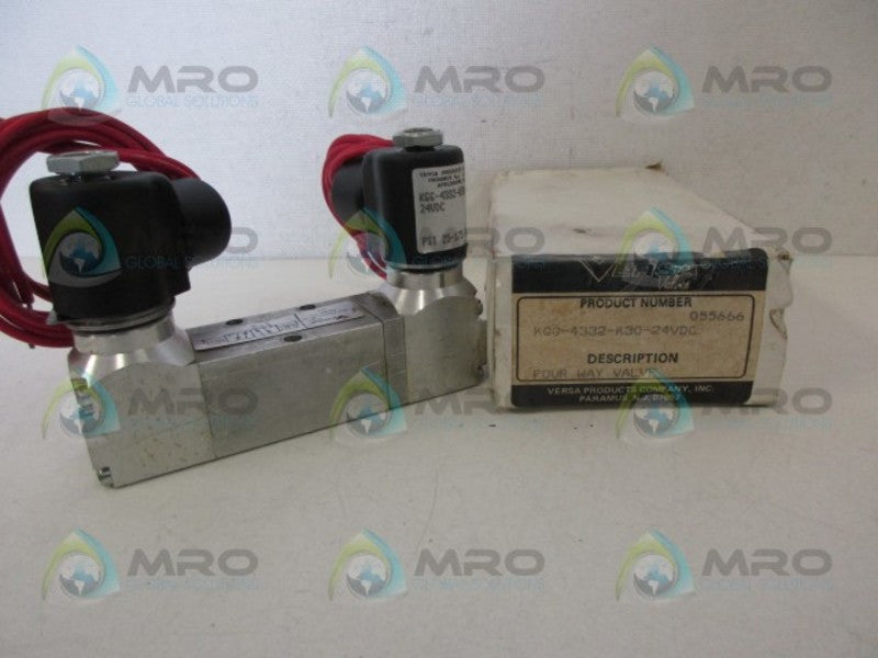 VERSA KGG-4332-K30-24VDC 4WAY VALVE NSMP