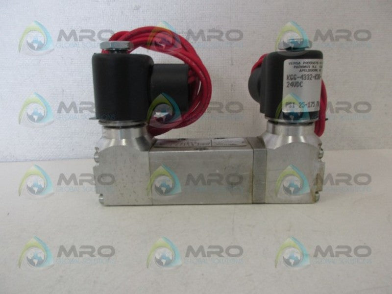 VERSA KGG-4332-K30-24VDC 4WAY VALVE NSMP
