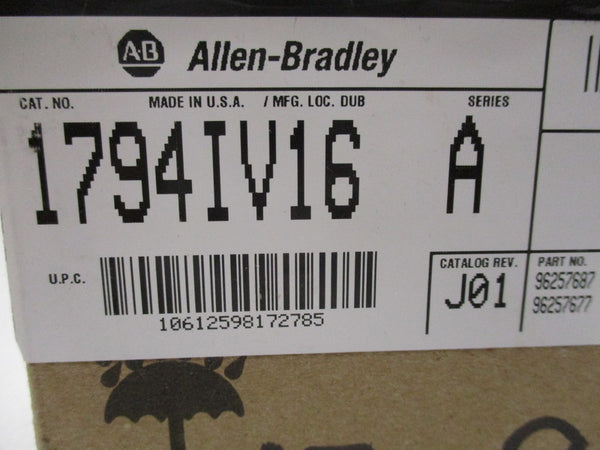 ALLEN BRADLEY 1794-IV16 SER. A DATE: 2004  NSFS