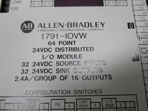 ALLEN BRADLEY 1791-IOVW  NSNP