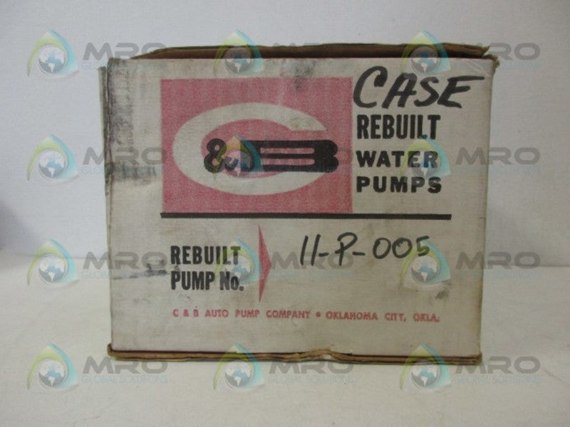 C & B 11-P-005 REBUILT WATER PUMP NSMP