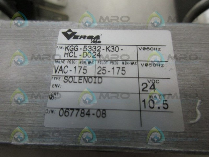 VERSA KGG-5332-K30-HCL-D024 5WAY VALVE NSMP