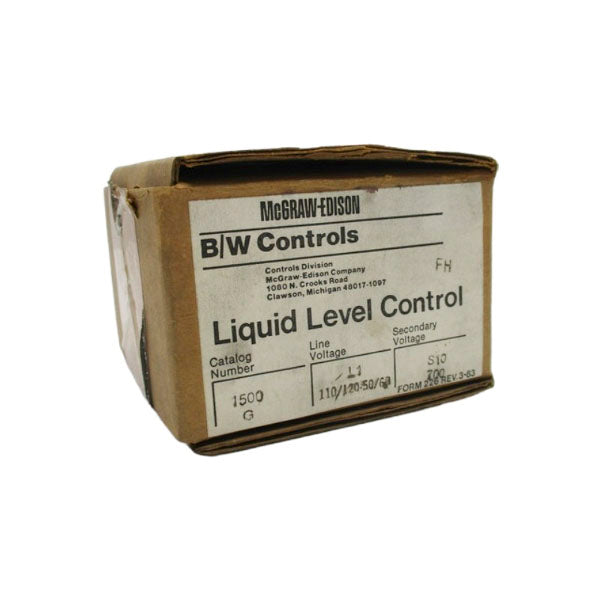 BW CONTROLS 1500-G-L1-S10  NSMP