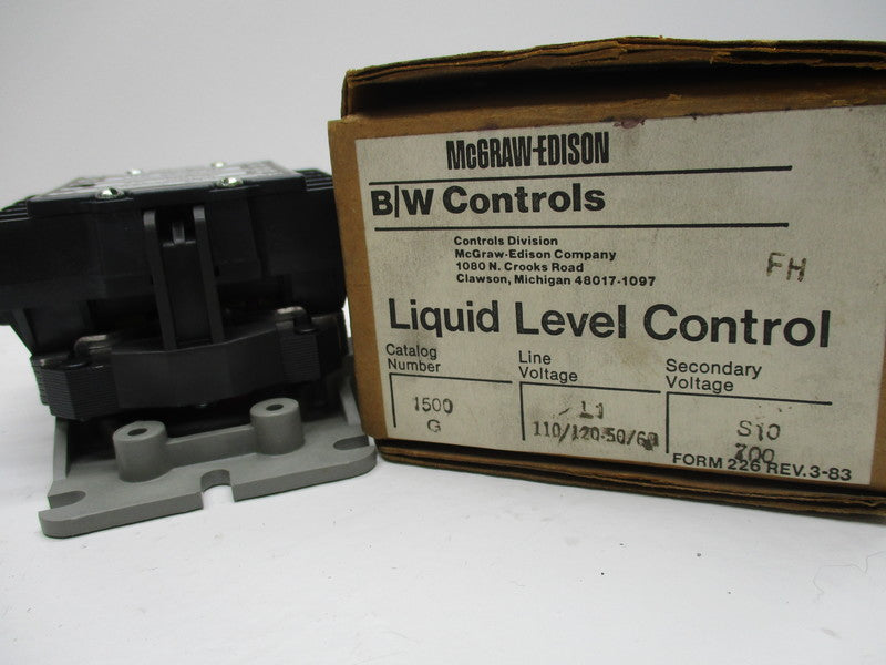 BW CONTROLS 1500-G-L1-S10  NSMP