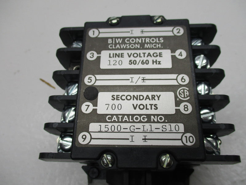 BW CONTROLS 1500-G-L1-S10  NSMP