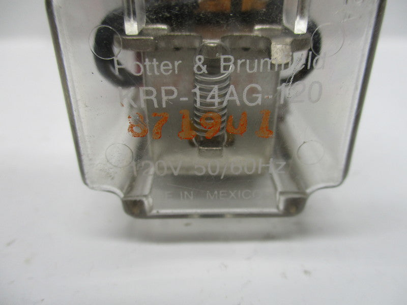 POTTER & BRUMFIELD KRP-14AG-120 RELAY 240VAC 10A   UNMP