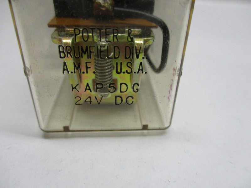 POTTER & BRUMFIELD KAP5DG RELAY 10A 24V  NSNP IN  BOX