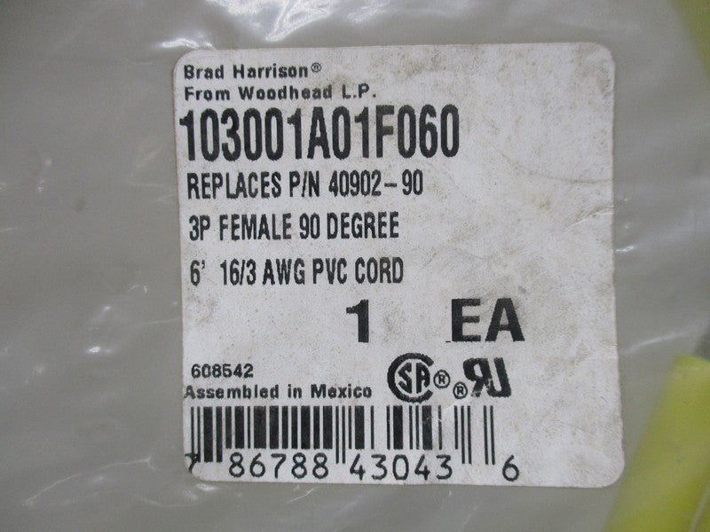 DANIEL WOODHEAD 40902-90 103001A01F060 * NEW IN FACTORY BAG *